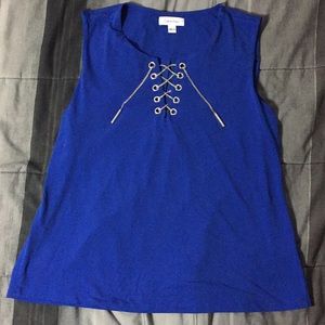 Calvin Klein Lace up top